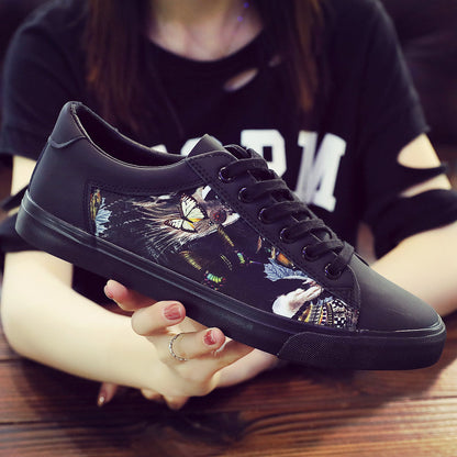 Spring And Autumn New Fashion Lace Up Canvas Shoes Men\'s Tiger