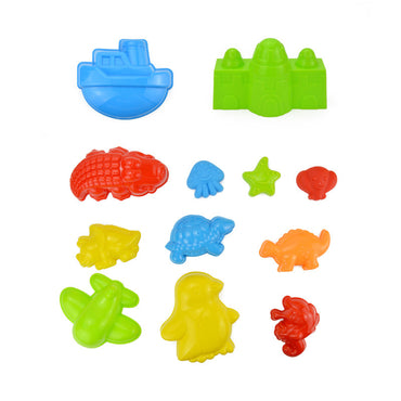 25-Piece Castle Bucket Sand Pool For Holiday Fun