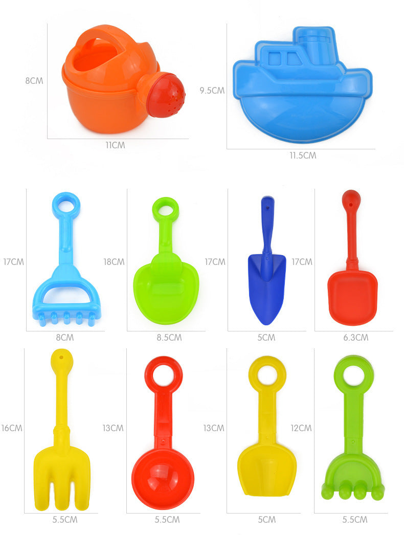 25-Piece Castle Bucket Sand Pool For Holiday Fun