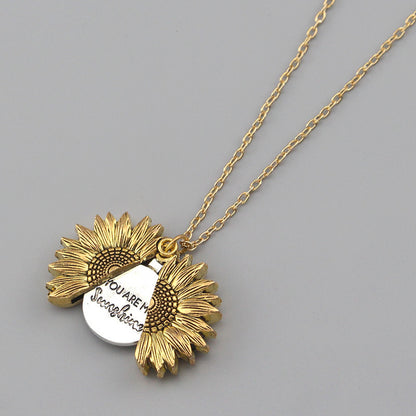 Collier tournesol You Are My Sunshine pour hommes et femmes