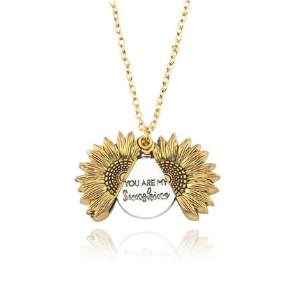 Collier tournesol You Are My Sunshine pour hommes et femmes