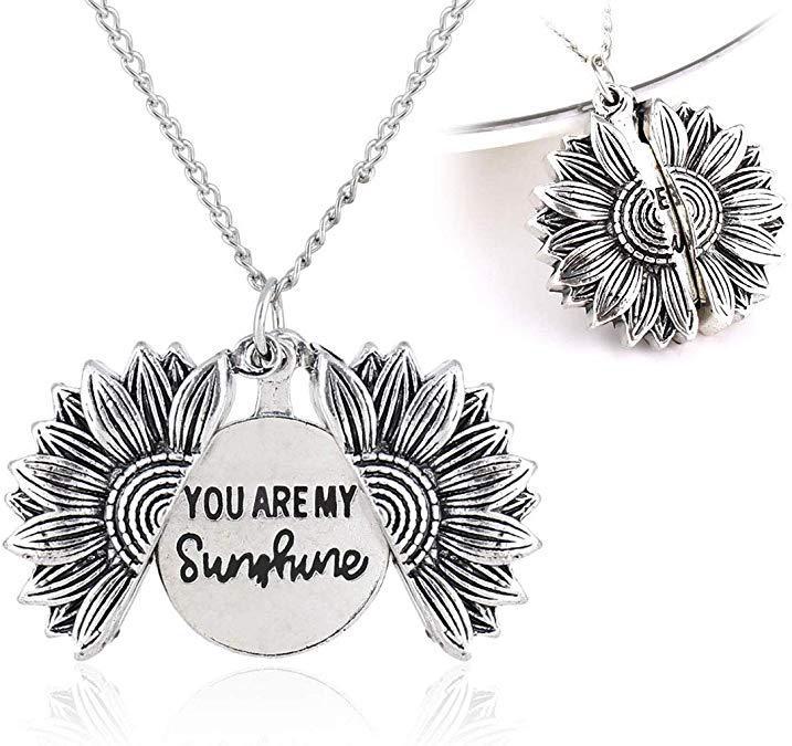 Collier tournesol You Are My Sunshine pour hommes et femmes