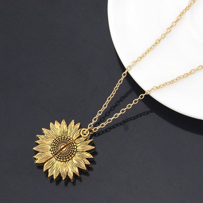 Collier tournesol You Are My Sunshine pour hommes et femmes