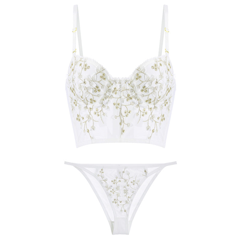 French Lace Bra Underwear Women With Big Breasts
