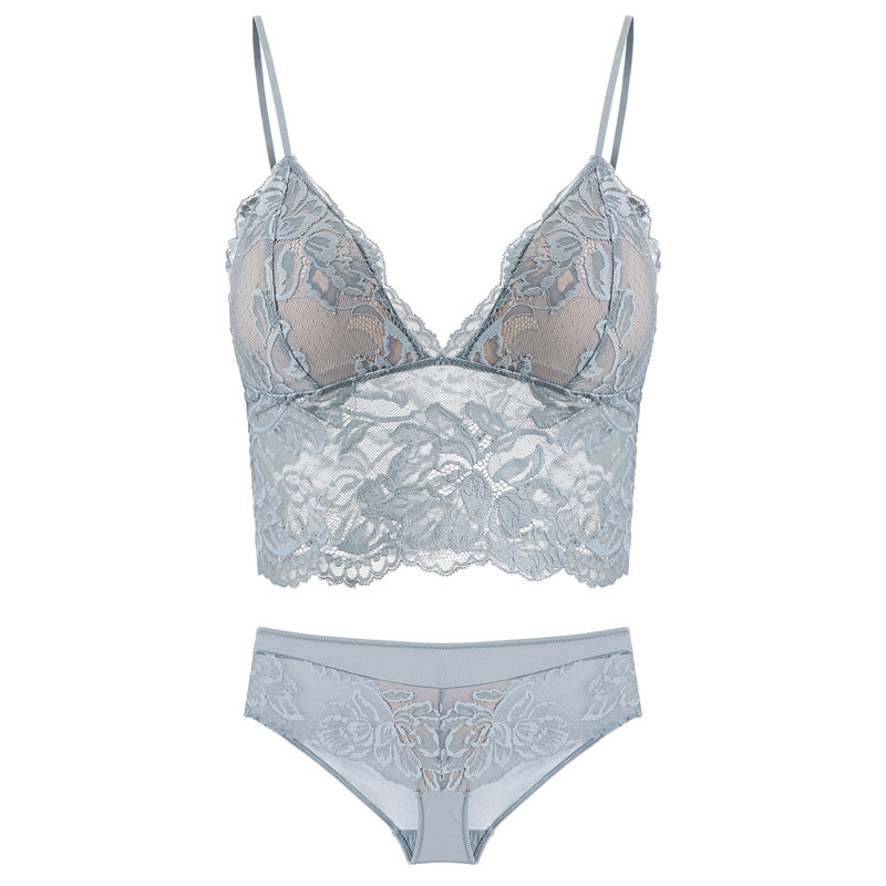 French Lace Bra Underwear Women With Big Breasts
