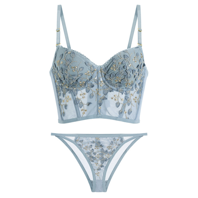 French Lace Bra Underwear Women With Big Breasts