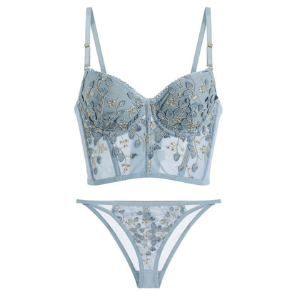 French Lace Bra Underwear Women With Big Breasts
