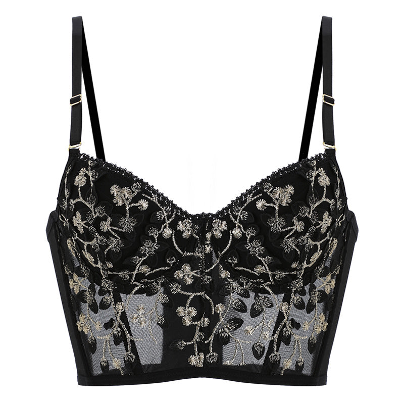 French Lace Bra Underwear Women With Big Breasts