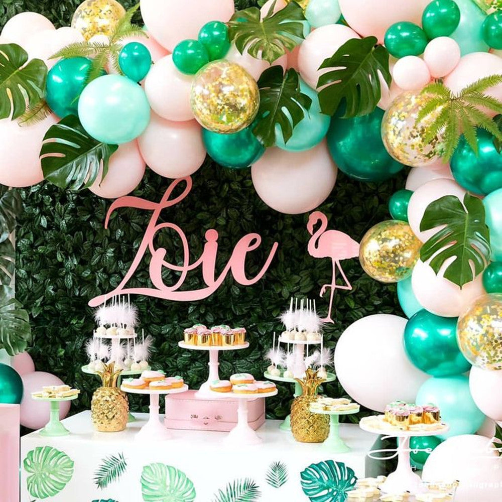 Party Ballong Decoration Deep Forest Party Decoration Arch Round Balloon Supplies