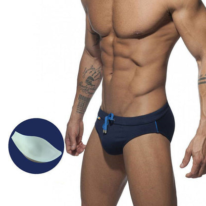 Rainbow Pocket Swim Briefs Sexy Aggressive Low-waisted Men