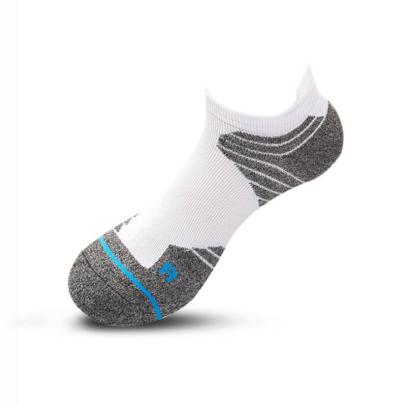 Elite Socks mäns strumpor Sport Socks Låg Cut Short Tube Basket Socker tjock handduk nedre båtstrumpor Sweat-absorberande löprör