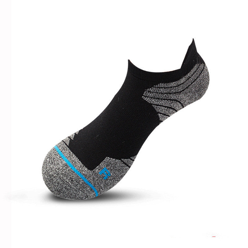 Elite Chaussettes hommes strumpor Sport Chaussettes Låg Cut Short Tube Basket Socker tjock handduk nedre båtstrumpor Sweat-absorberande löprör