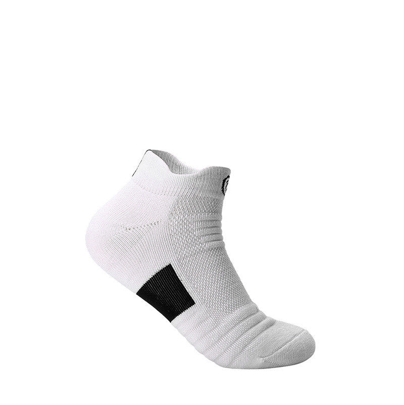 Elite Chaussettes hommes strumpor Sport Chaussettes Låg Cut Short Tube Basket Socker tjock handduk nedre båtstrumpor Sweat-absorberande löprör