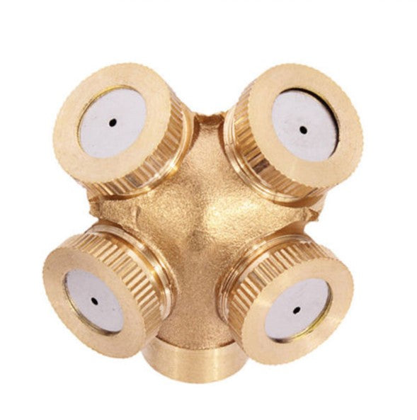 Mist Nozzles Water Spray Nozzle Garden Sprinkler Adjustable Spray Nozzle Brass Irrigation Fitting