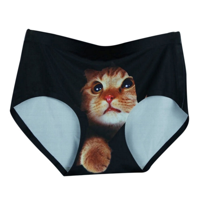 3d Print Cat Cotton Underwear Women Panties Seamless Briefs New Arrival Female Ropa Interior Mujer Lingerie