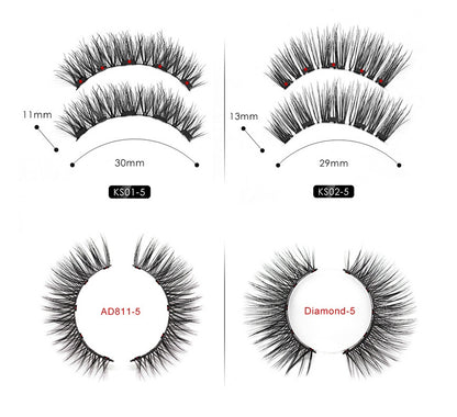 Eyeliner liquide magnétique naturel et pince magnétique pour l'eye-liner et la pince