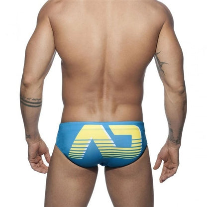 Printed swimsuit briefs