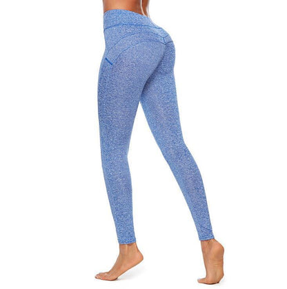 Legging d'exercice de couleur unie