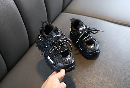 Chaussures chaudes antidérapantes pour enfants à semelle souple