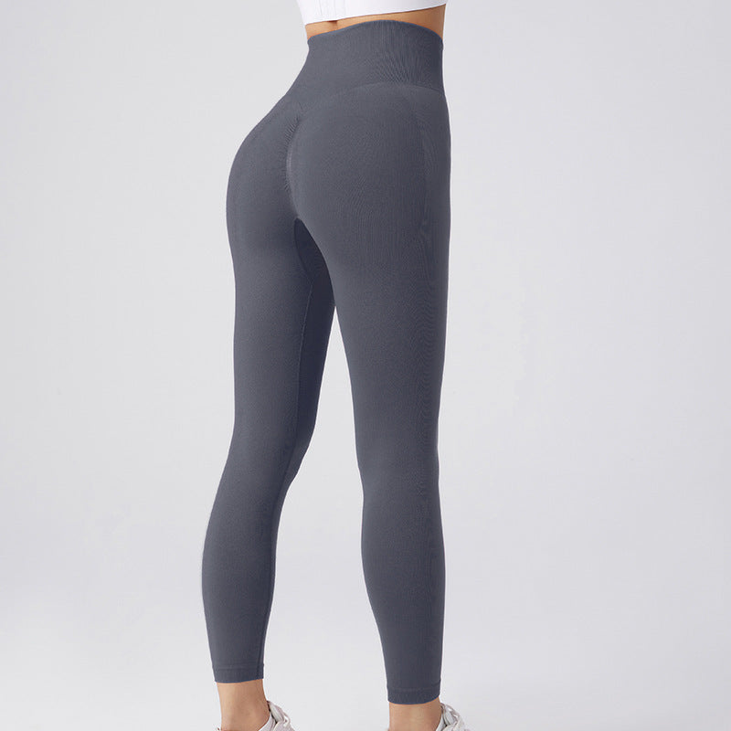 Seamless Leggings Yoga Byxor Magkontroll Träning Löpning Yoga Leggings för kvinnor