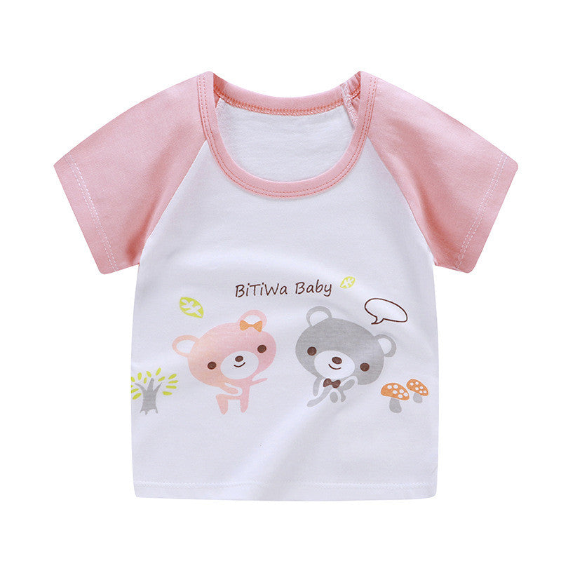 cotton children t-shirt short sleeve