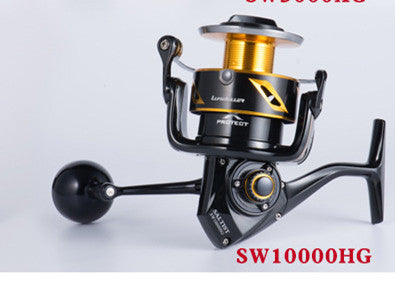 New High-speed All-metal Iron Plate Sea Fishing Spinning Reel