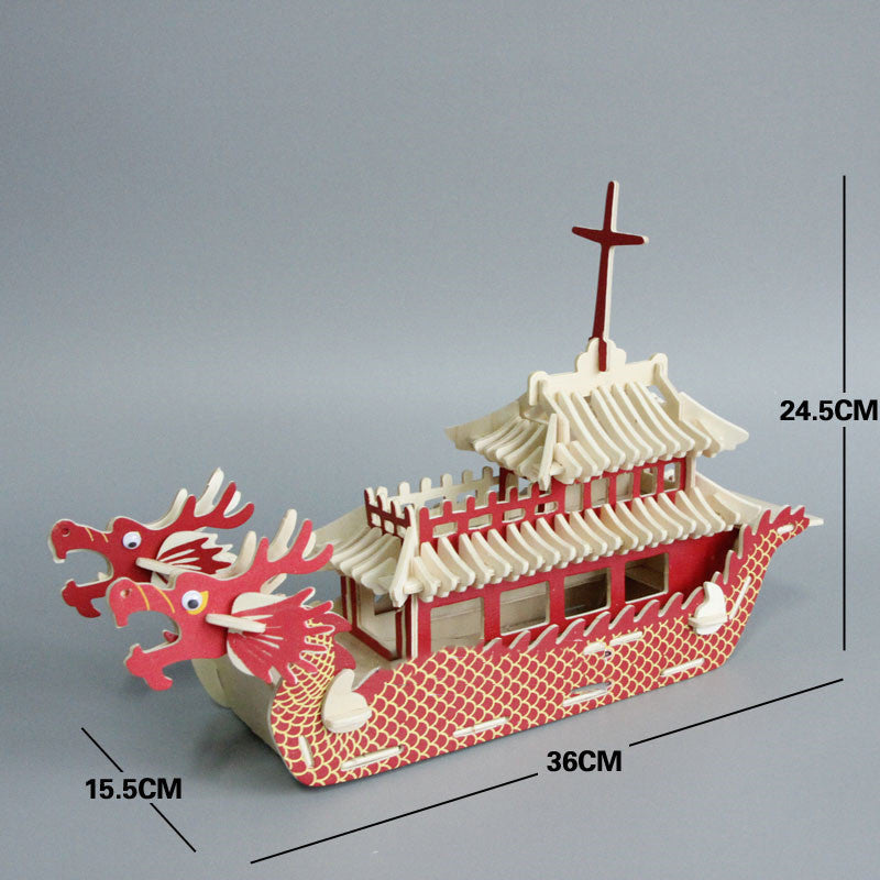 Holiday Wooden Puzzle Decoration