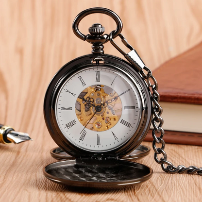 Vintage manual mechanical pocket watch