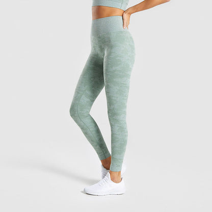 Pantalon de yoga camouflage