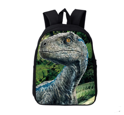 Sac à dos chaud dinosaure jurassique pour élèves du primaire et du secondaire sac de réduction de charge résistant à l'usure impression 3D une génération de ventes directes d'usine