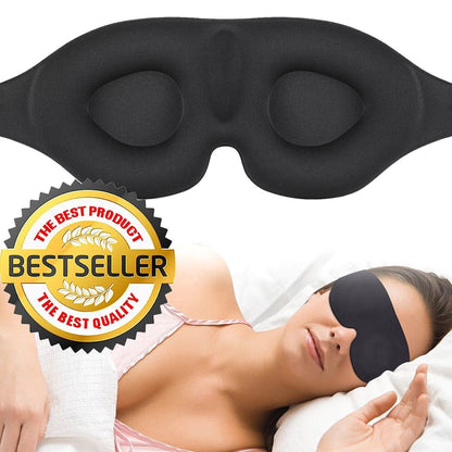 Masque de sommeil 3D pour hommes et femmes, masque pour les yeux, bandeau pour dormir, accessoires de voyage