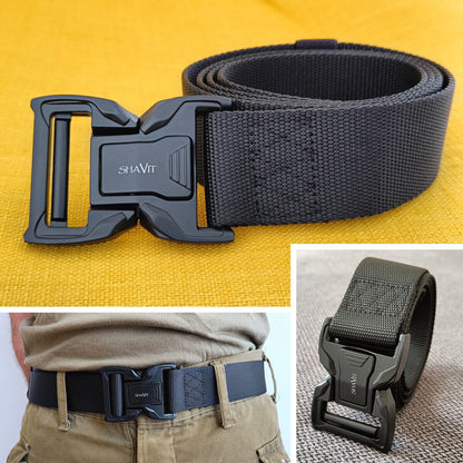 Tactical Military Belt For Men Hiking Rigger Nylon Web Casual Work HOMBRE Belt