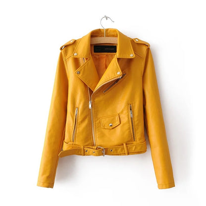 2021 Autumn and Winter Clothes for Women Korean Version Women's Leather Jacket Fashion Women Clothing