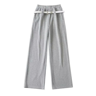 Autumn Women's American Hot Girl Belt Casual Pants
