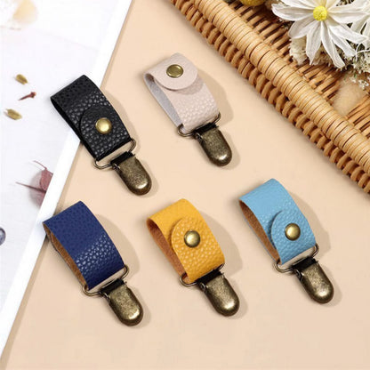 Travel Hat Clip Outdoor Accessories Hat Clip Leather Handbag Pendant Accessory Clip Anti-lost Cap