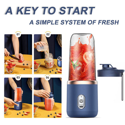 Electric Juice Maker Portable Blender Smoothie Mini Juicer Fruktmaskin 400ml