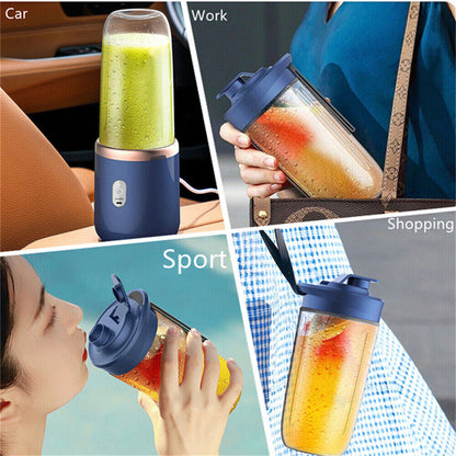 Electric Juice Maker Portable Blender Smoothie Mini Juicer Fruktmaskin 400ml