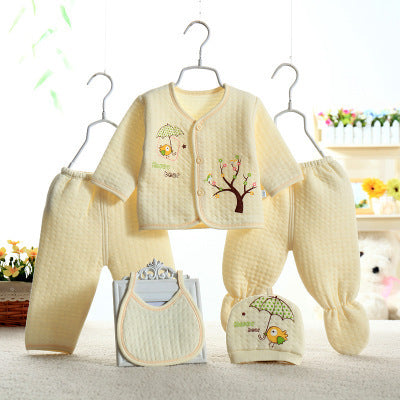 Baby underwear five-piece warm clothes