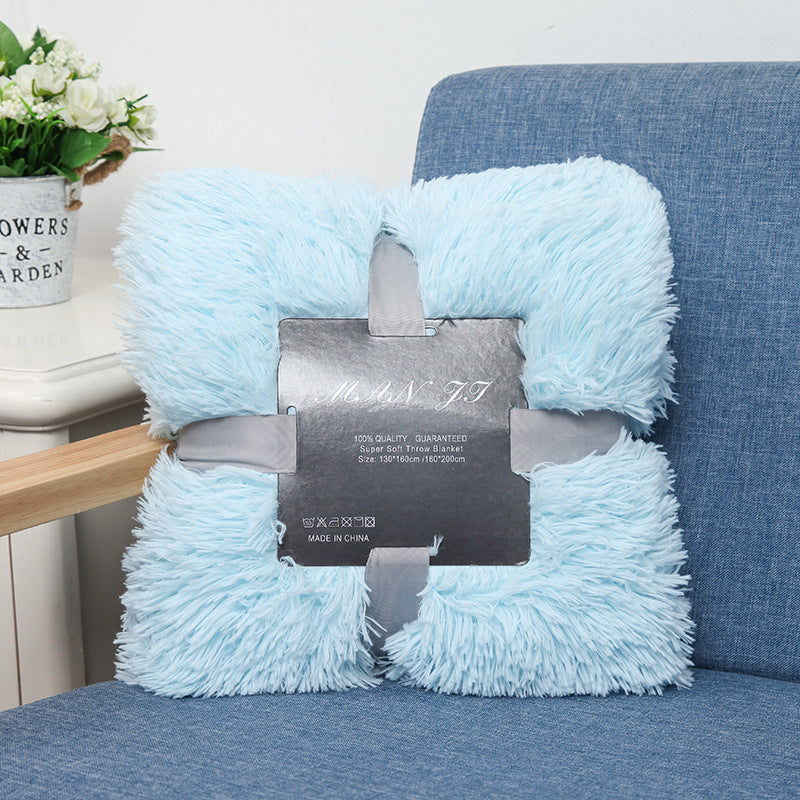 Plush Blanket Double-layer Blanket Multifunctional