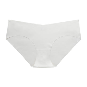 Seamless One-piece Women's Briefs Nude Cotton Low-waist Underwear Women