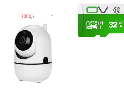 1080P moln trådlös IP-kamera Intelligent automatisk spårning av mänskliga hemsäkerhetsövervakning CCTV-nätverk wifi-kamera