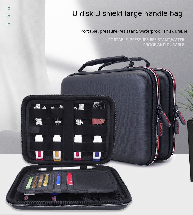 Large Capacity U Shield Scrambler Pack Bank Card SD Card Encryption Lock Storage Bag