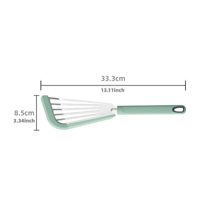 Spatule à poisson antiadhésive, spatules à fentes fines, spatules à poisson en silicone pour ustensiles de cuisine antiadhésifs, ustensiles de cuisine sans BPA résistants à la chaleur, idéal pour le poisson, les œufs et les crêpes