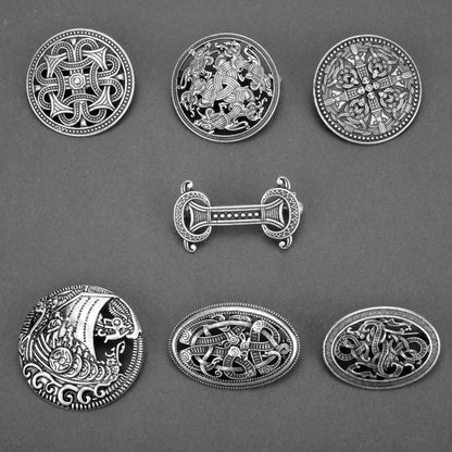 Viking serie brosch Broche Broche Korsage