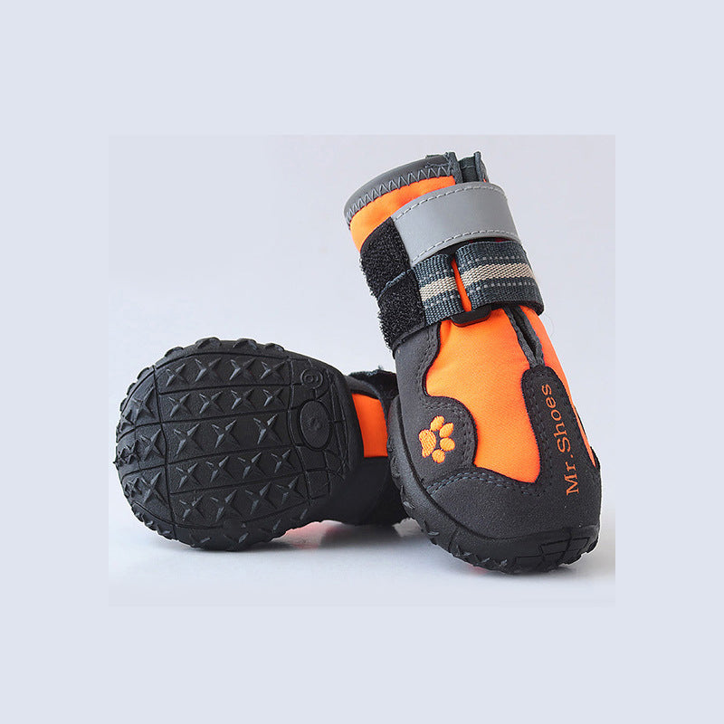 Pet dog waterproof shoes