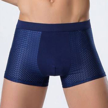 Ice silk men's underwear mesh boxer