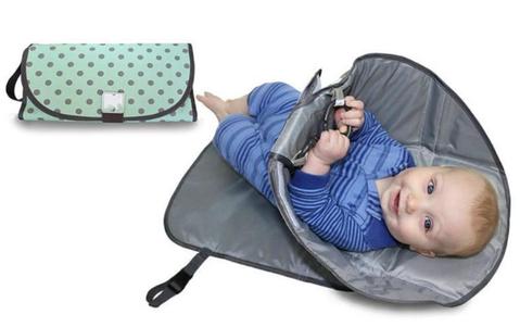 Portable Diaper Changing Pad Clutch for Newborn