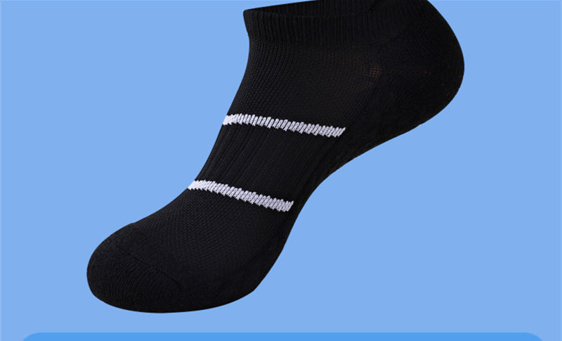 Men's Towel Bottom Sports Solid Color Socks