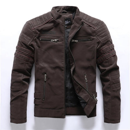 Veste en cuir pour hommes