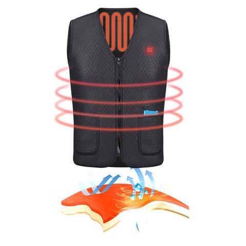 Outdoor Riding Skiing Fishing Electric Heated Vest